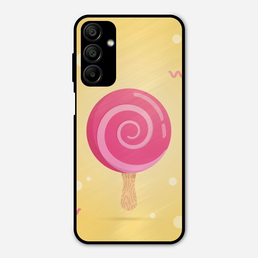 Swirl Ice Cream Metal Back Case for Galaxy A15 5G