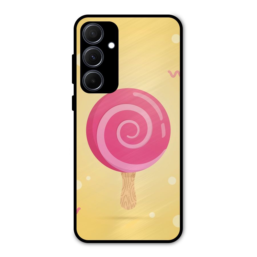 Swirl Ice Cream Metal Back Case for Galaxy A35