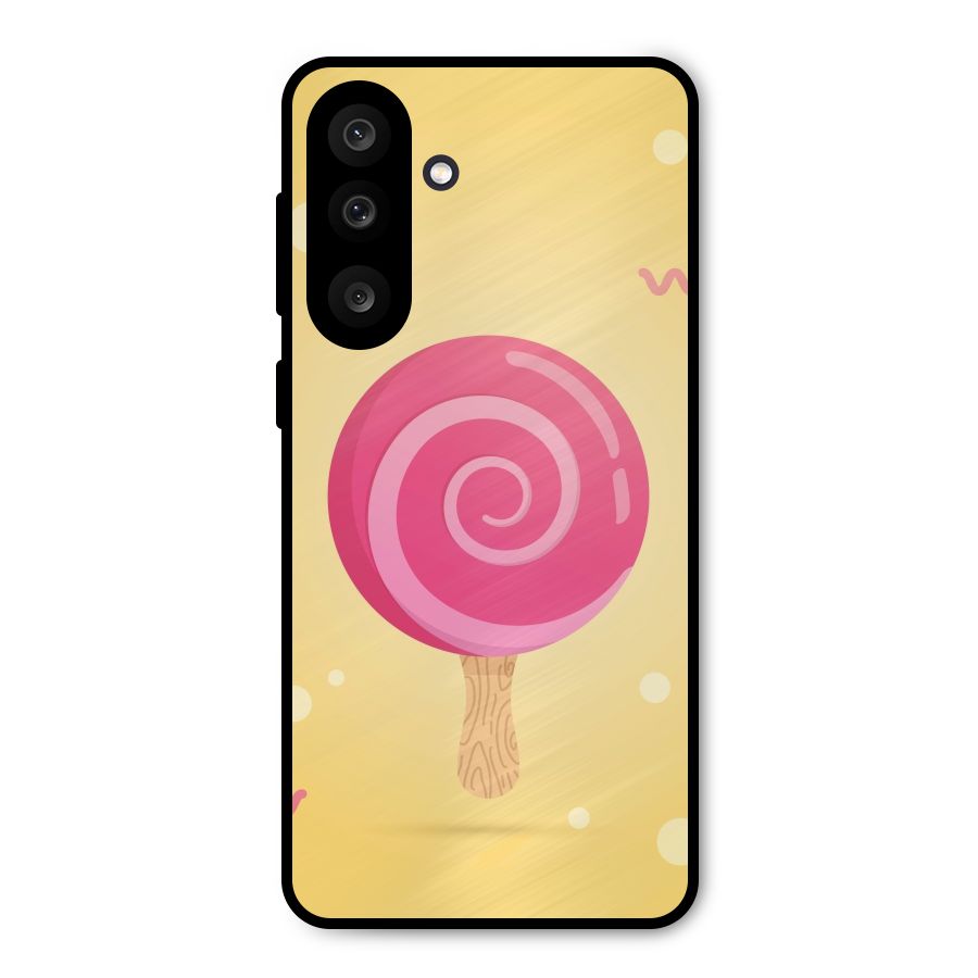 Swirl Ice Cream Metal Back Case for Galaxy F56