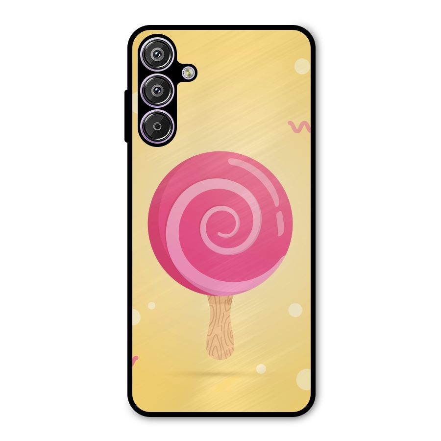Swirl Ice Cream Metal Back Case for Galaxy M15