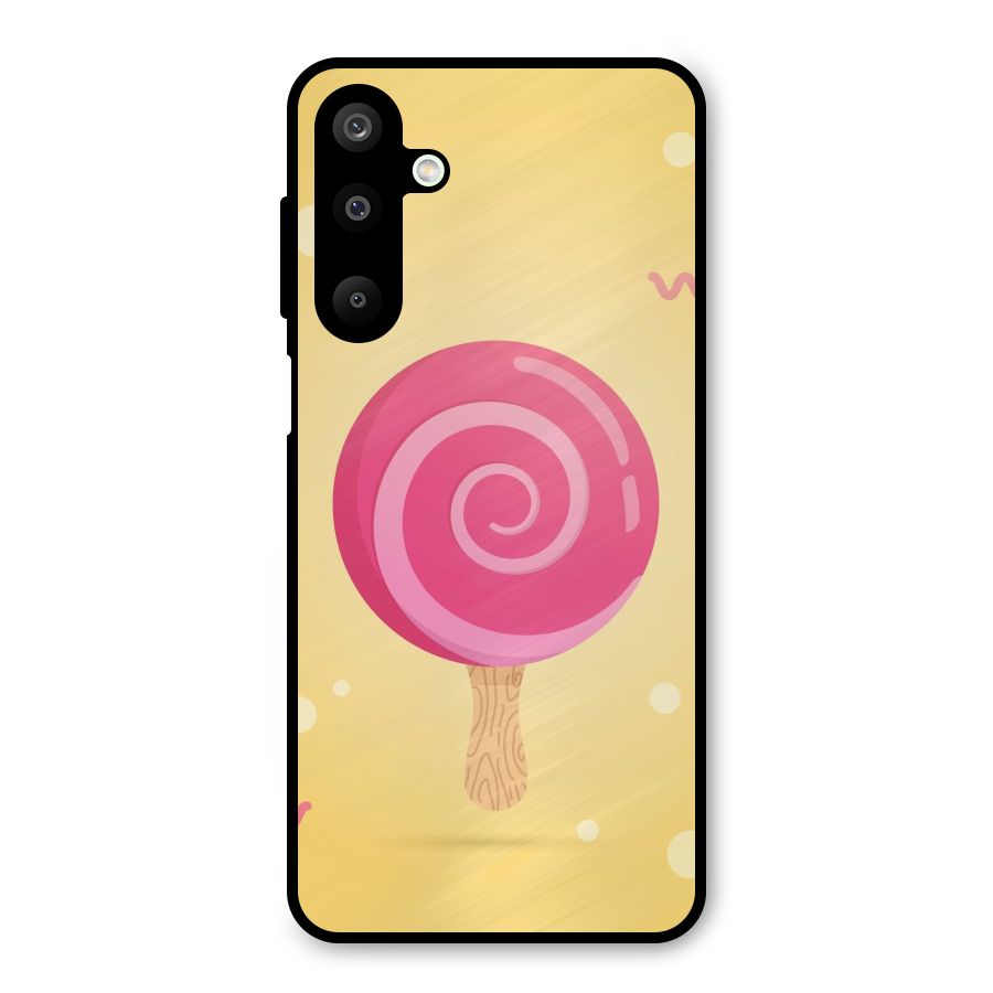 Swirl Ice Cream Metal Back Case for Galaxy M16