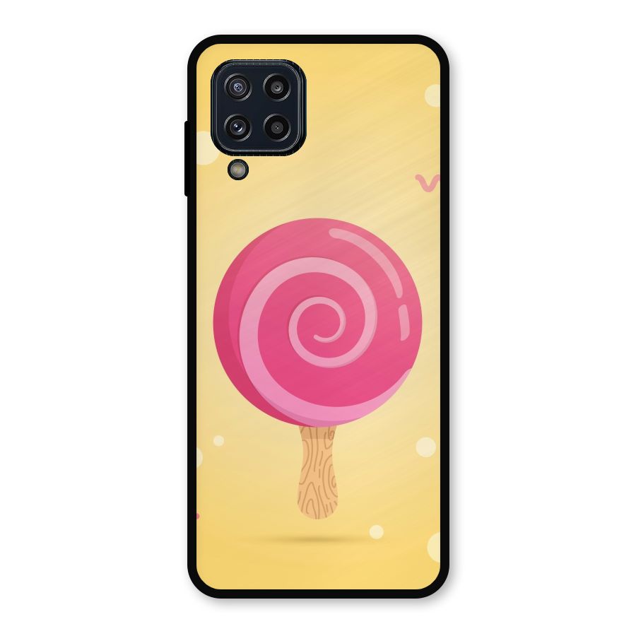 Swirl Ice Cream Metal Back Case for Galaxy M32