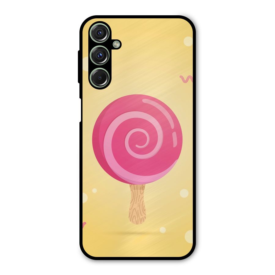 Swirl Ice Cream Metal Back Case for Galaxy M34