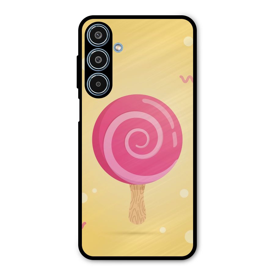 Swirl Ice Cream Metal Back Case for Galaxy M35