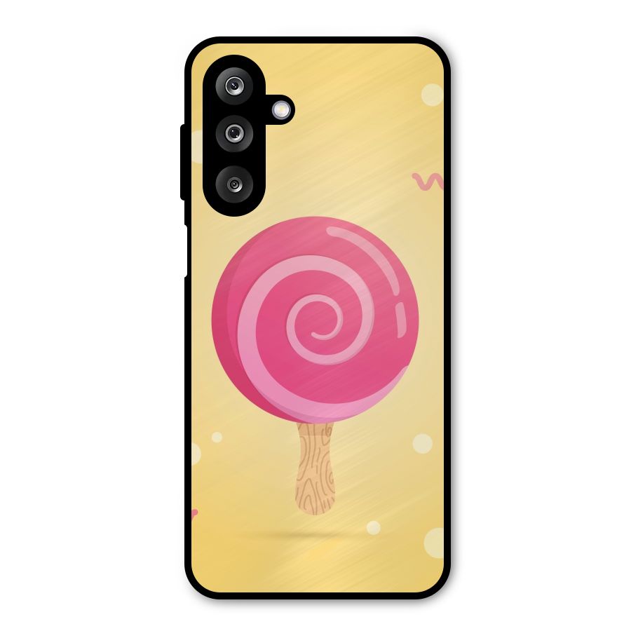 Swirl Ice Cream Metal Back Case for Galaxy M36
