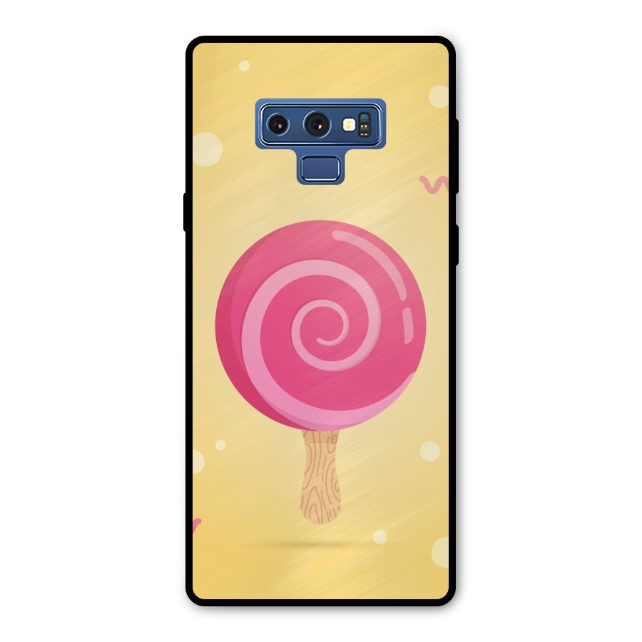 Swirl Ice Cream Metal Back Case for Galaxy Note 9
