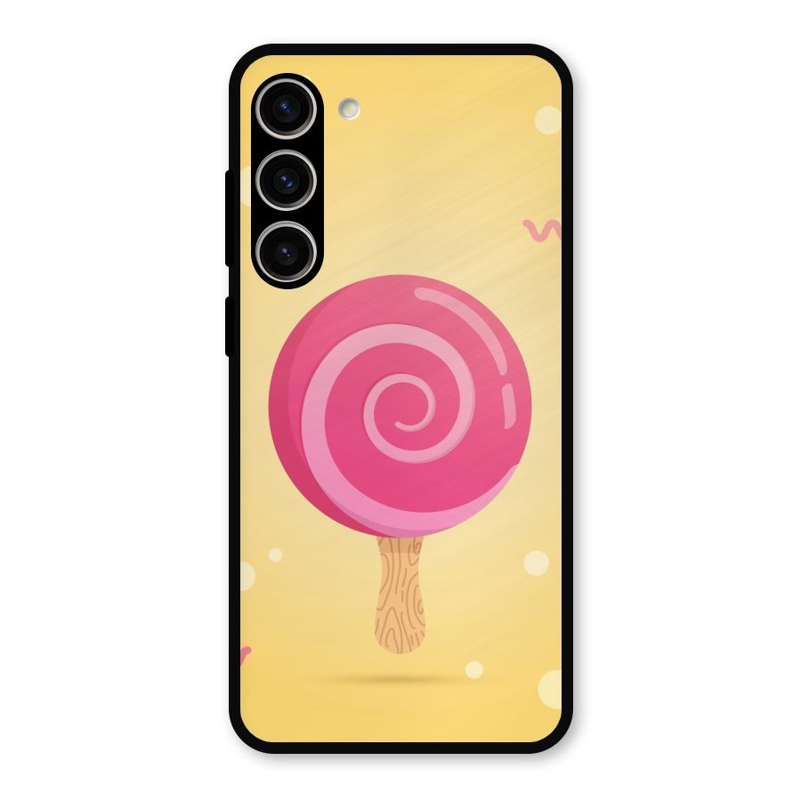 Swirl Ice Cream Metal Back Case for Galaxy S23 Plus