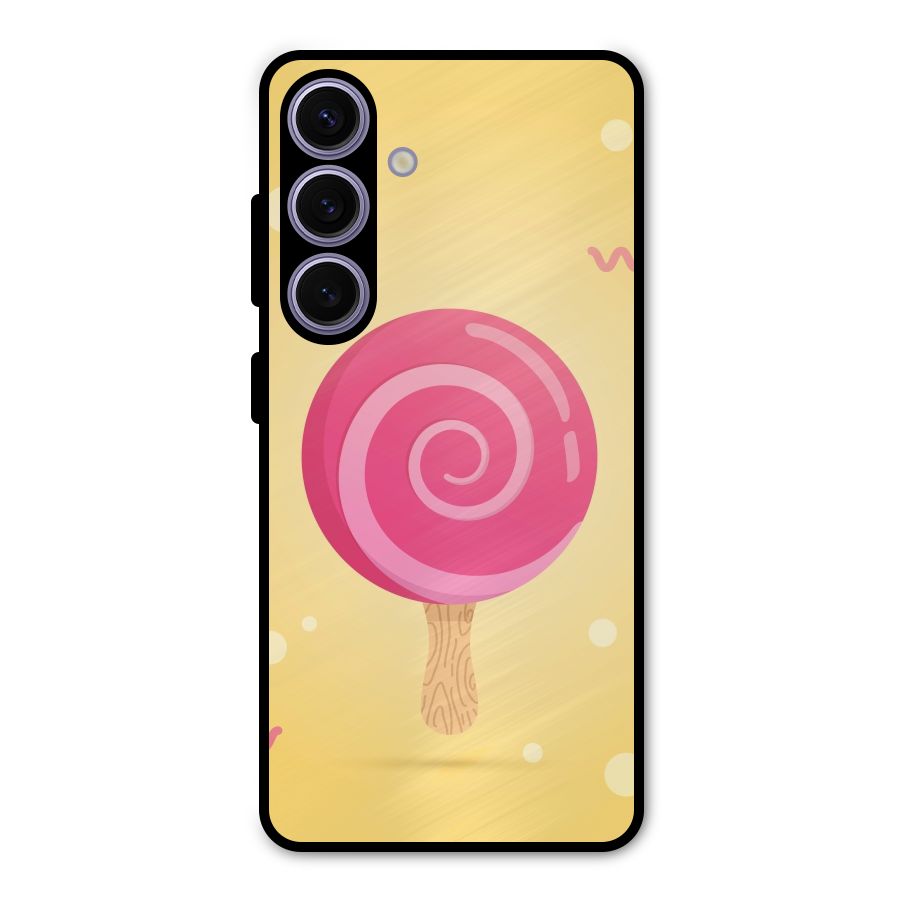 Swirl Ice Cream Metal Back Case for Galaxy S24