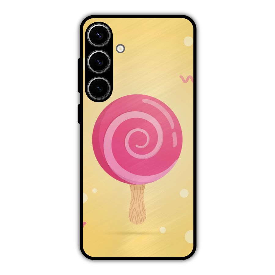 Swirl Ice Cream Metal Back Case for Galaxy S24 Plus