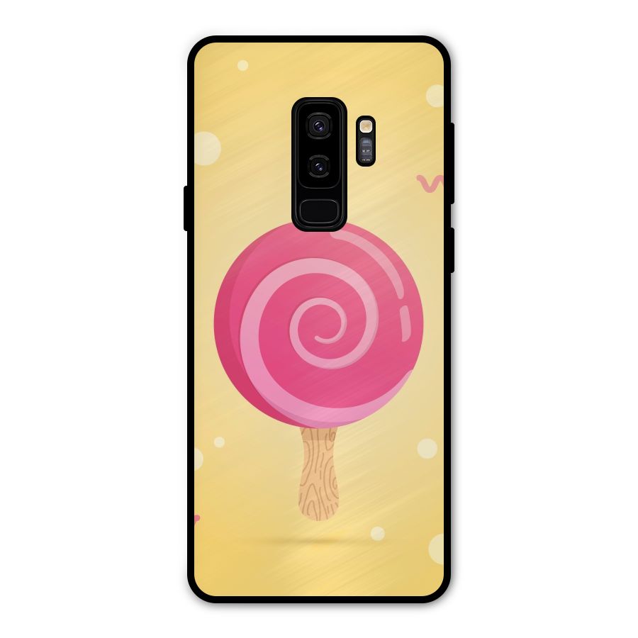 Swirl Ice Cream Metal Back Case for Galaxy S9 Plus