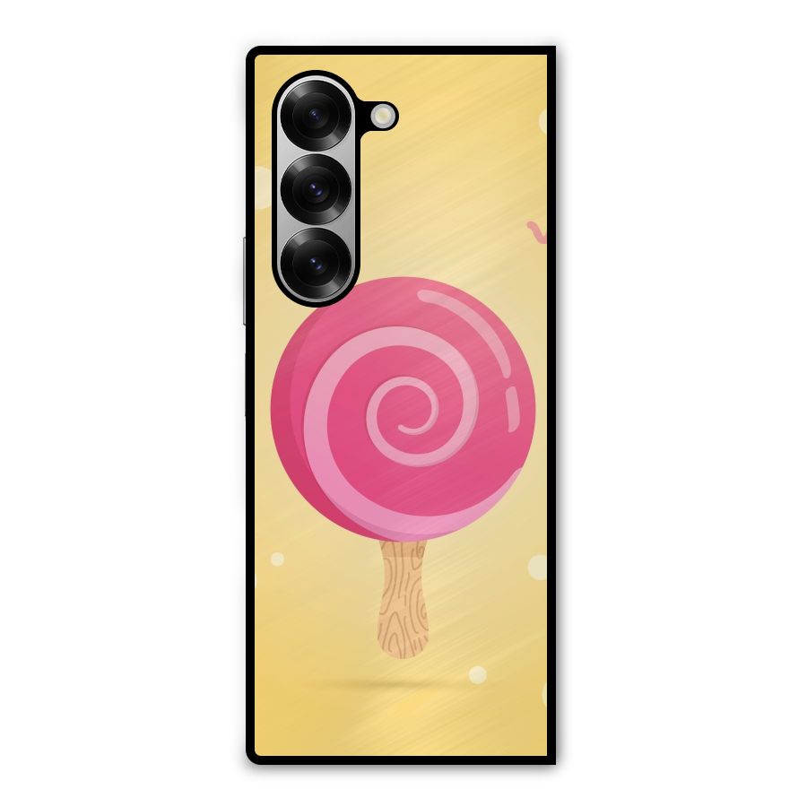 Swirl Ice Cream Metal Back Case for Galaxy Z Fold6