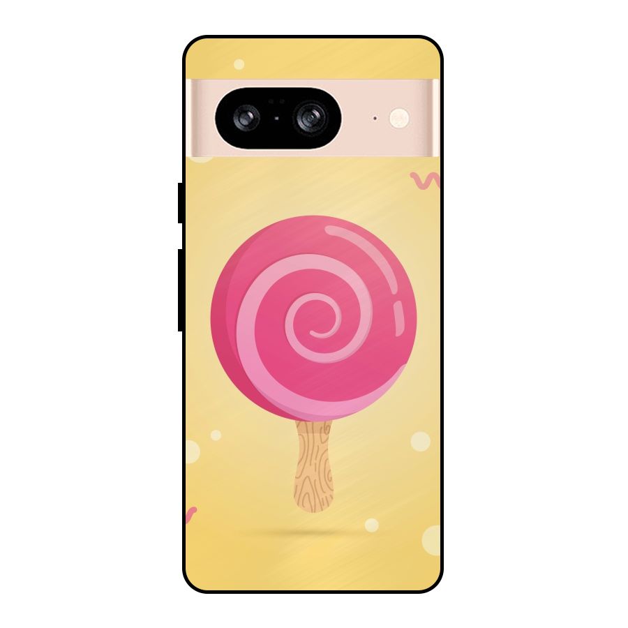 Swirl Ice Cream Metal Back Case for Google Pixel 8