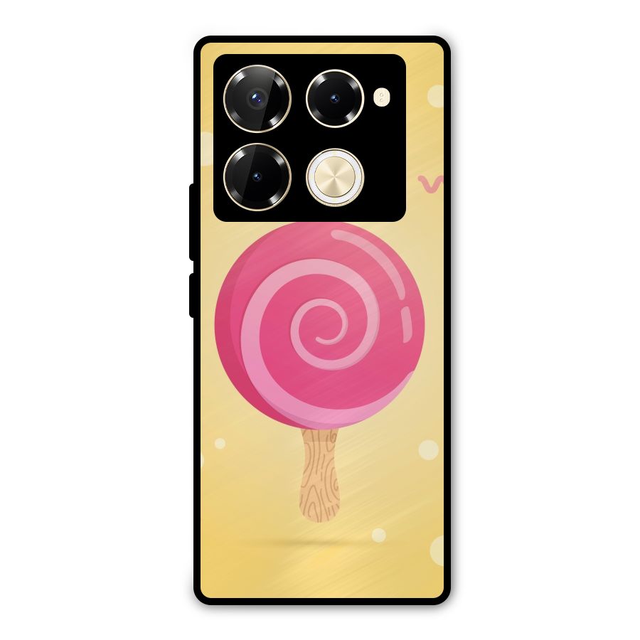 Swirl Ice Cream Metal Back Case for Infinix Note 40 Pro