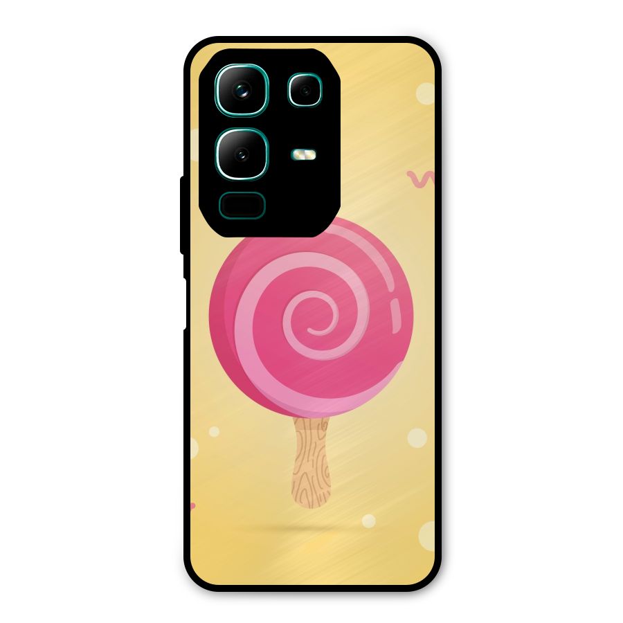 Swirl Ice Cream Metal Back Case for Infinix Note 50x