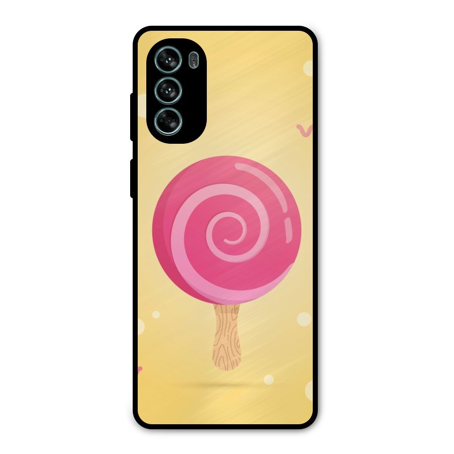 Swirl Ice Cream Metal Back Case for Moto G62