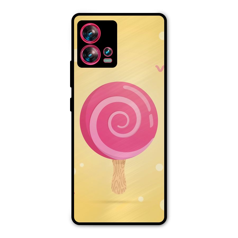 Swirl Ice Cream Metal Back Case for Motorola Edge 30 Fusion