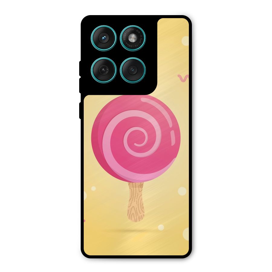 Swirl Ice Cream Metal Back Case for Motorola Edge 60 Fusion