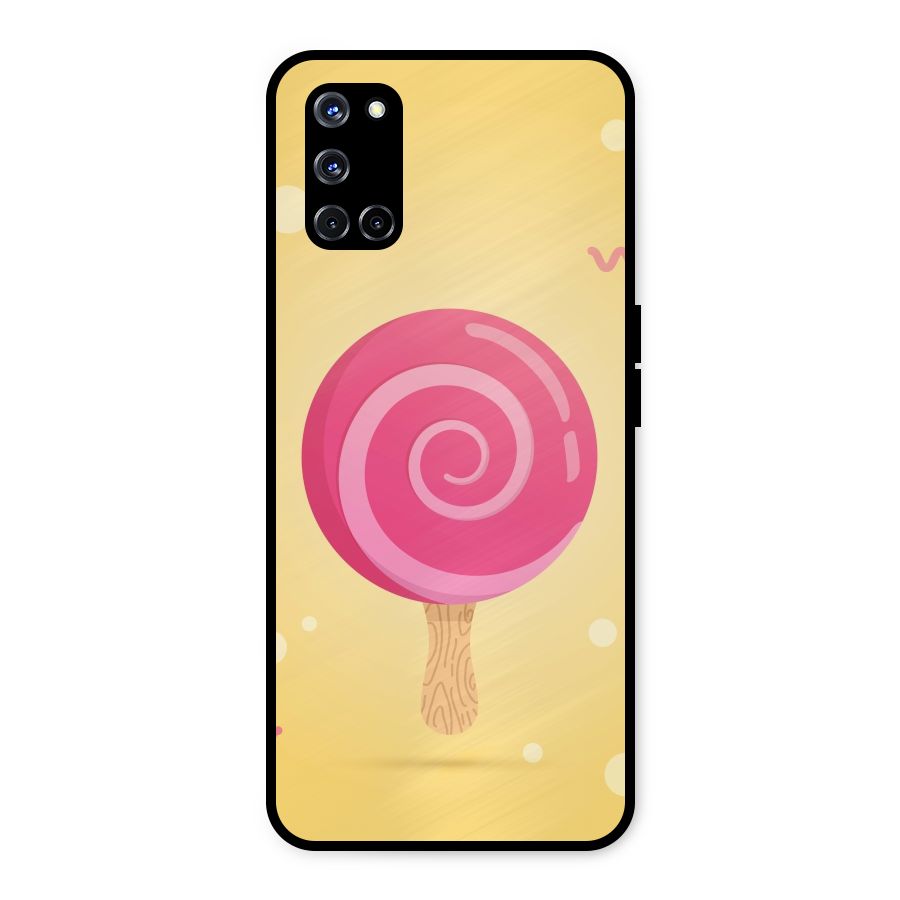 Swirl Ice Cream Metal Back Case for Oppo A52