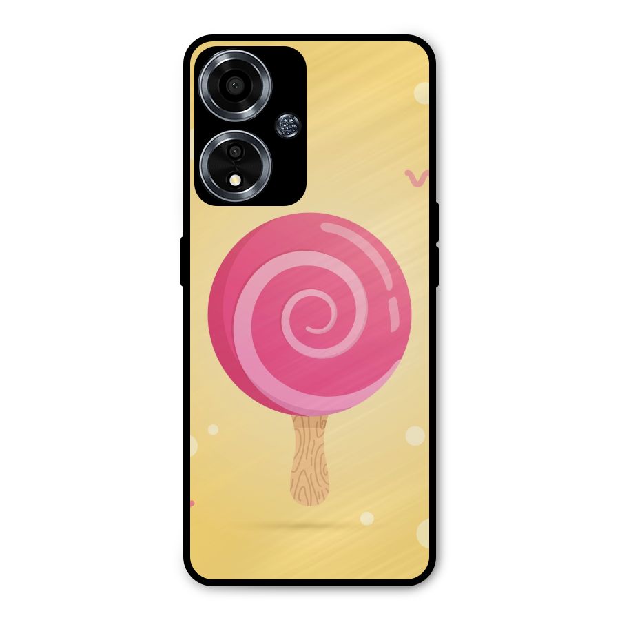 Swirl Ice Cream Metal Back Case for Oppo A59