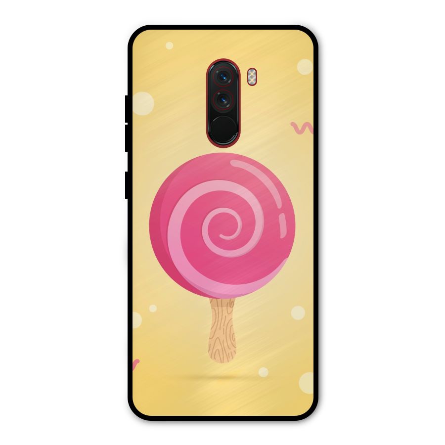 Swirl Ice Cream Metal Back Case for Poco F1