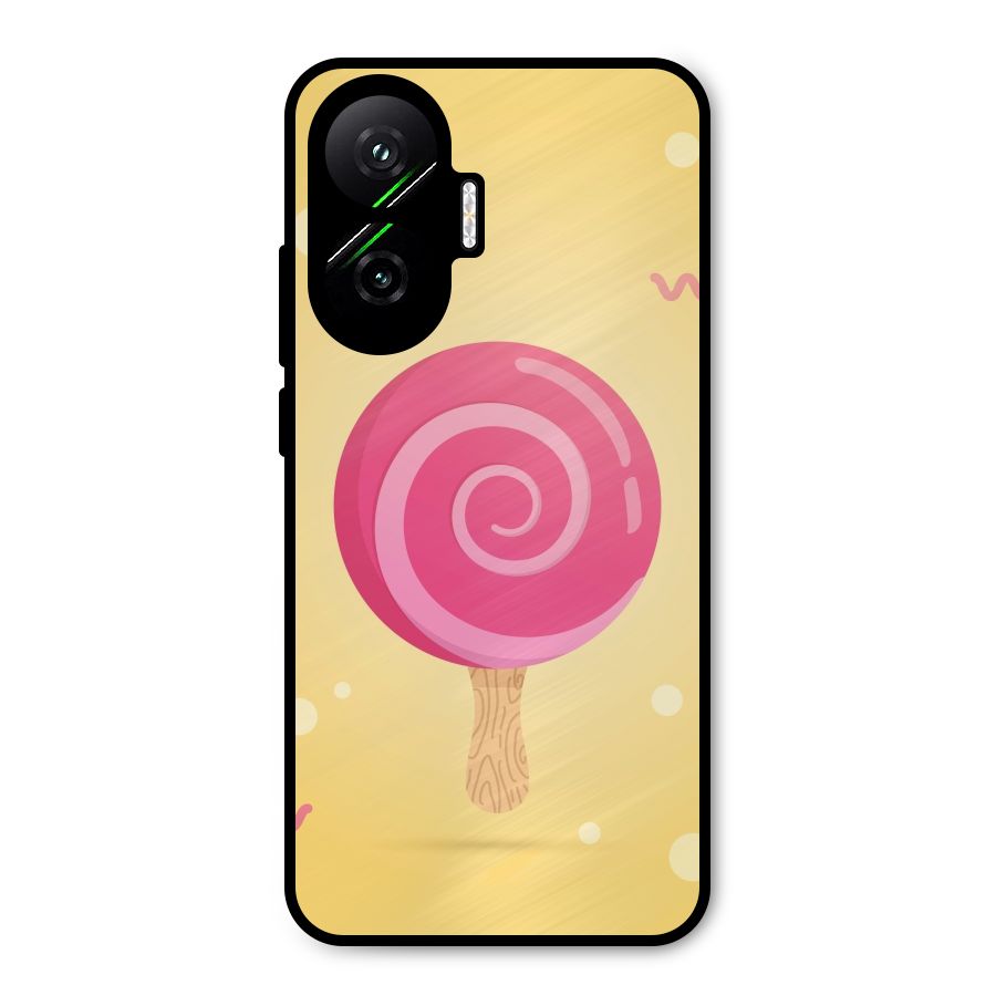 Swirl Ice Cream Metal Back Case for Poco F7