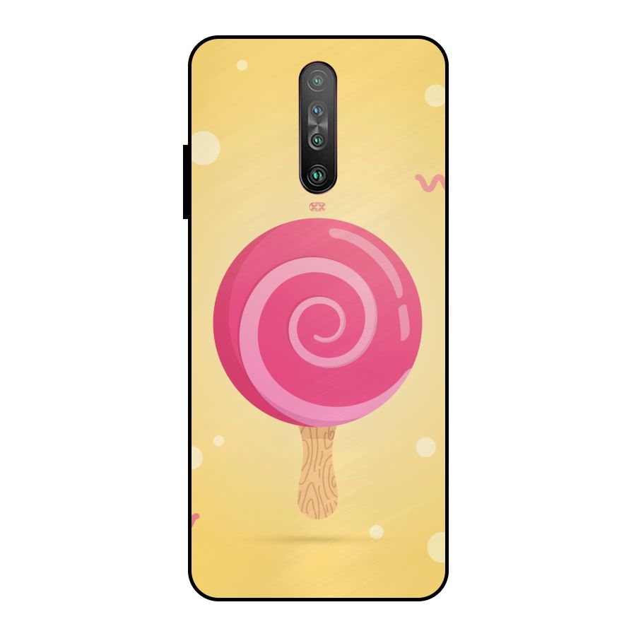 Swirl Ice Cream Metal Back Case for Poco X2