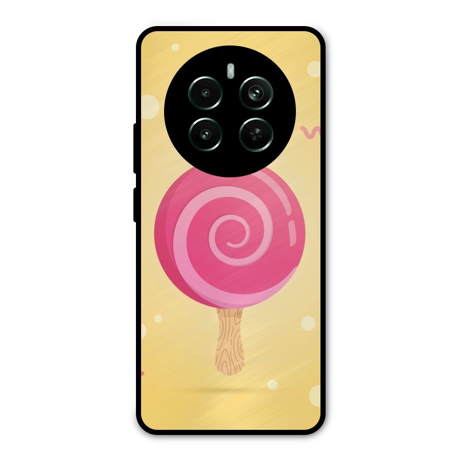 Swirl Ice Cream Metal Back Case for Realme 12 Pro Plus