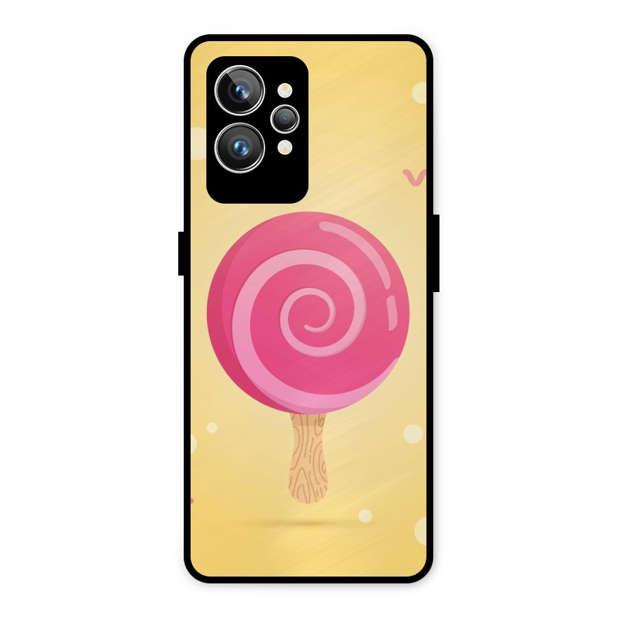 Swirl Ice Cream Metal Back Case for Realme GT2 Pro