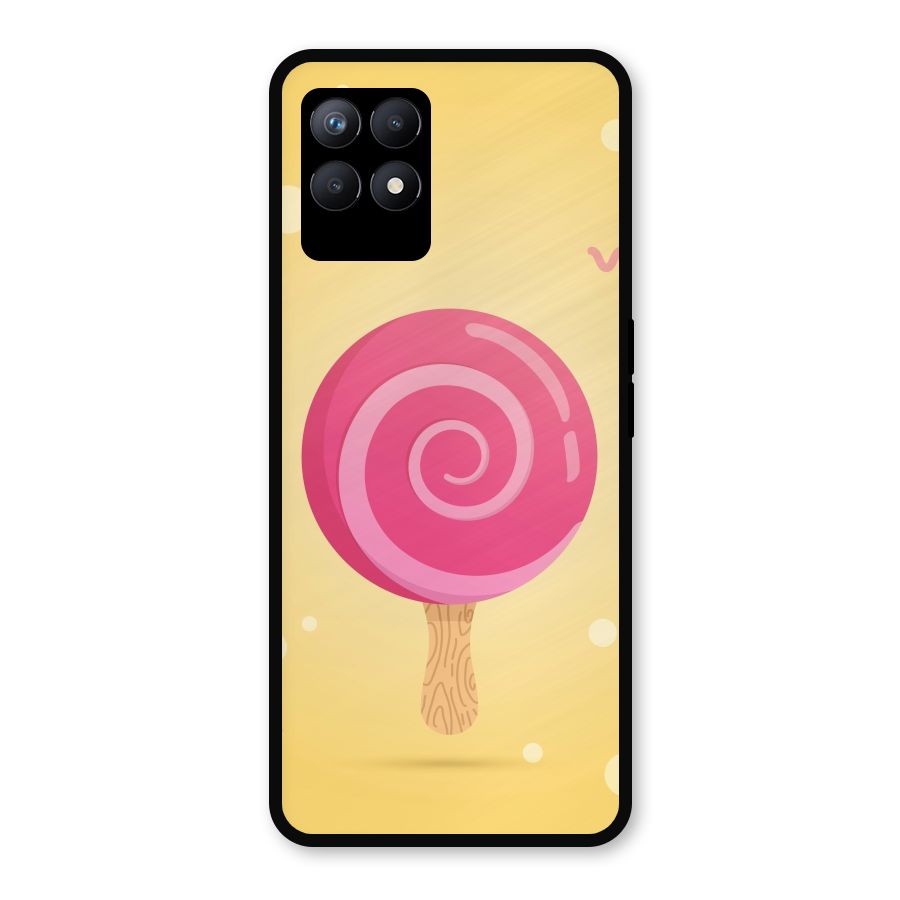 Swirl Ice Cream Metal Back Case for Realme Narzo 50