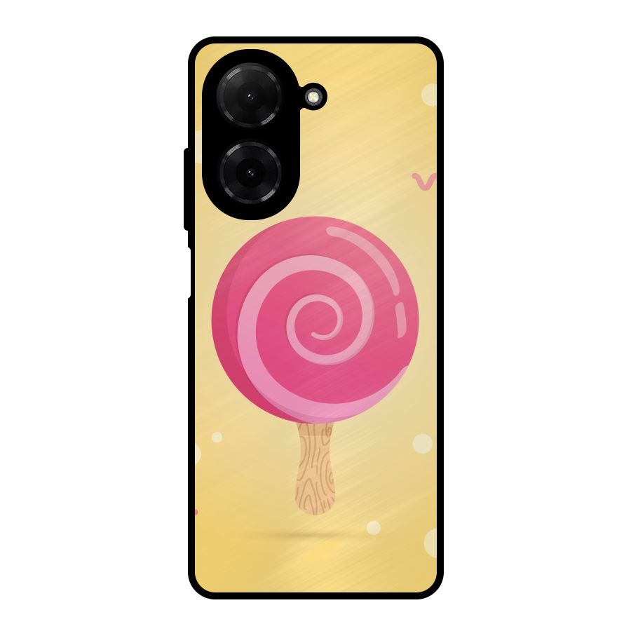 Swirl Ice Cream Metal Back Case for Redmi A5 4G