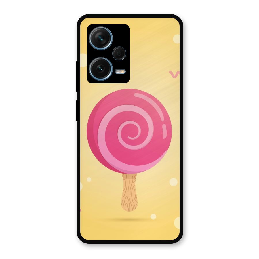Swirl Ice Cream Metal Back Case for Redmi Note 12 Pro Plus 5G
