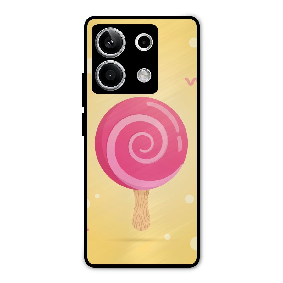 Swirl Ice Cream Metal Back Case for Redmi Note 13 5G