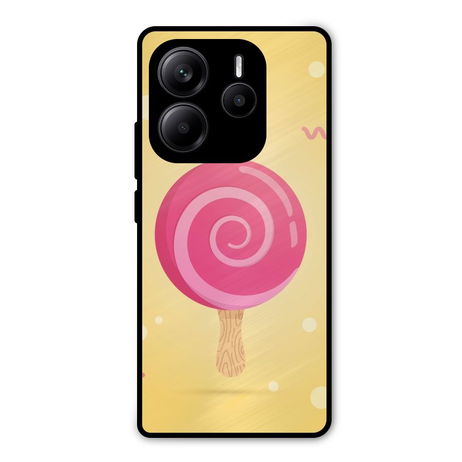 Swirl Ice Cream Metal Back Case for Redmi Note 14 5G