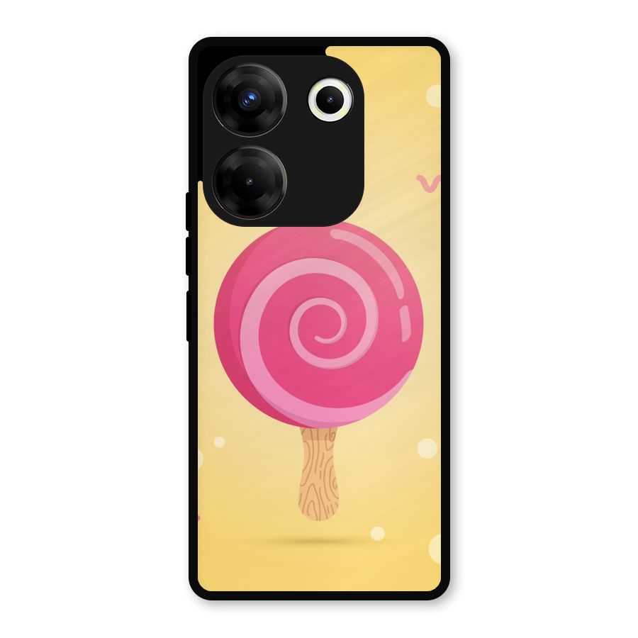 Swirl Ice Cream Metal Back Case for Tecno Camon 20 Pro