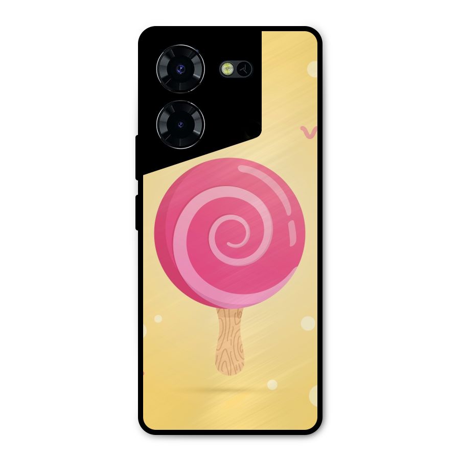Swirl Ice Cream Metal Back Case for Tecno Pova 5 Pro 5G