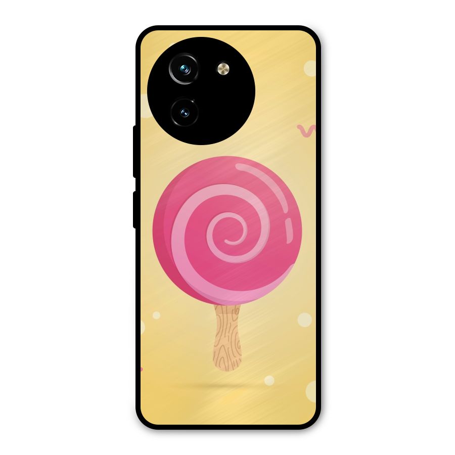 Swirl Ice Cream Metal Back Case for Vivo T3x
