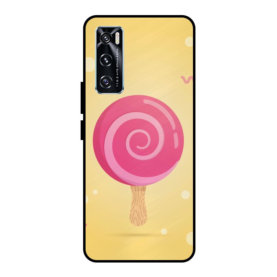 Swirl Ice Cream Metal Back Case for Vivo V20 SE