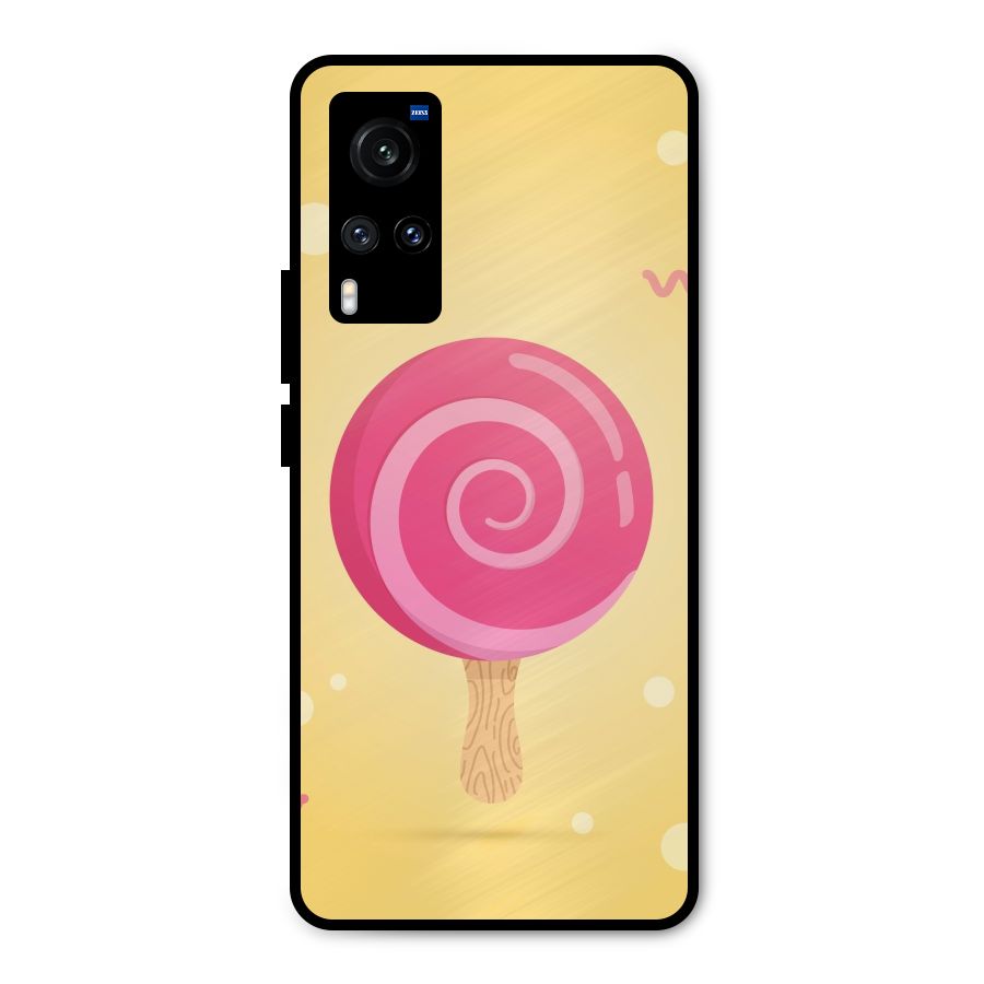 Swirl Ice Cream Metal Back Case for Vivo X60