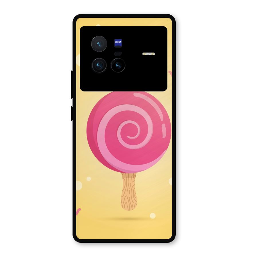 Swirl Ice Cream Metal Back Case for Vivo X80