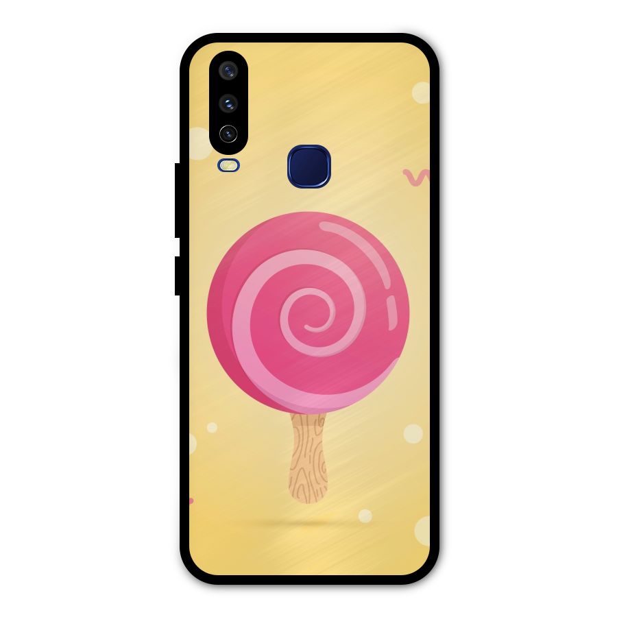 Swirl Ice Cream Metal Back Case for Vivo Y12