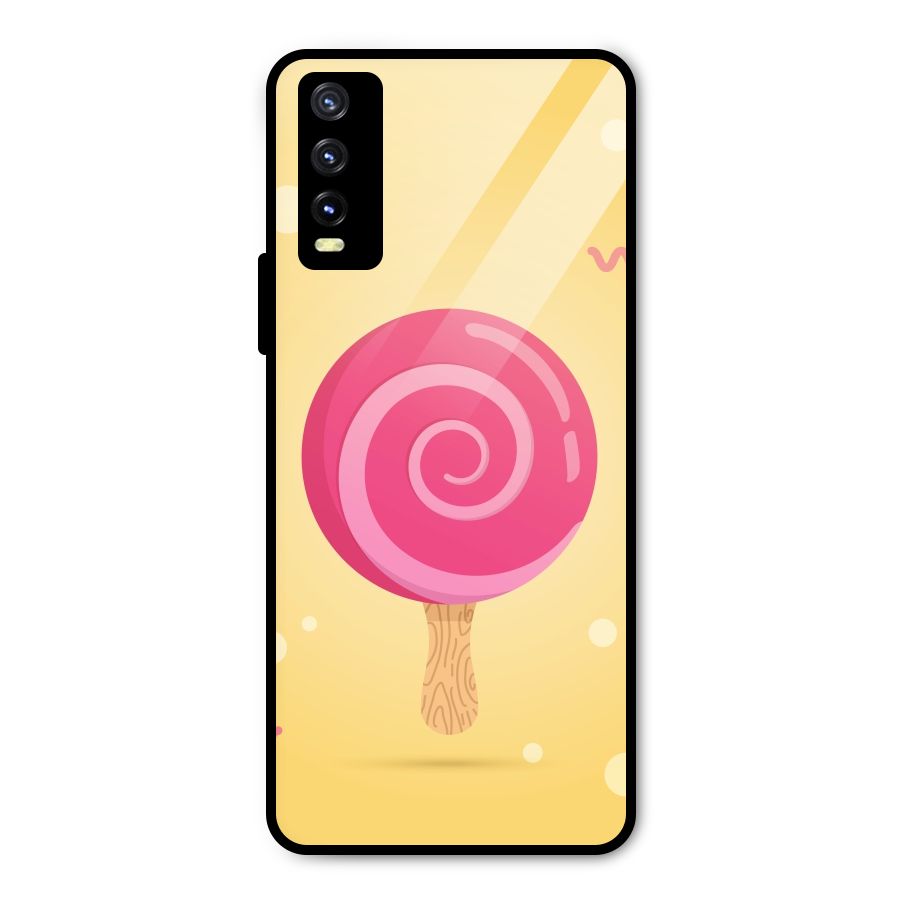 Swirl Ice Cream Metal Back Case for Vivo Y20