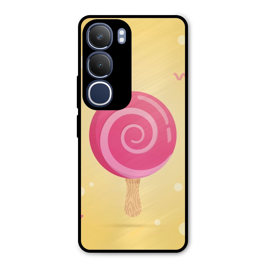 Swirl Ice Cream Metal Back Case for Vivo Y29