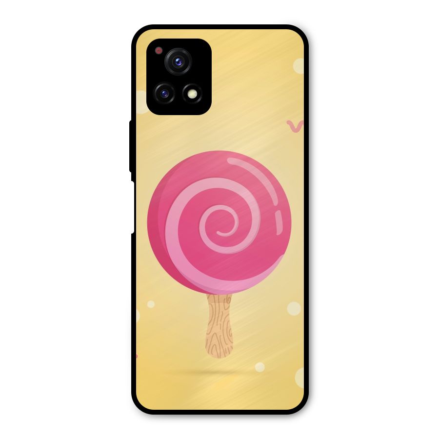 Swirl Ice Cream Metal Back Case for Vivo Y72 5G