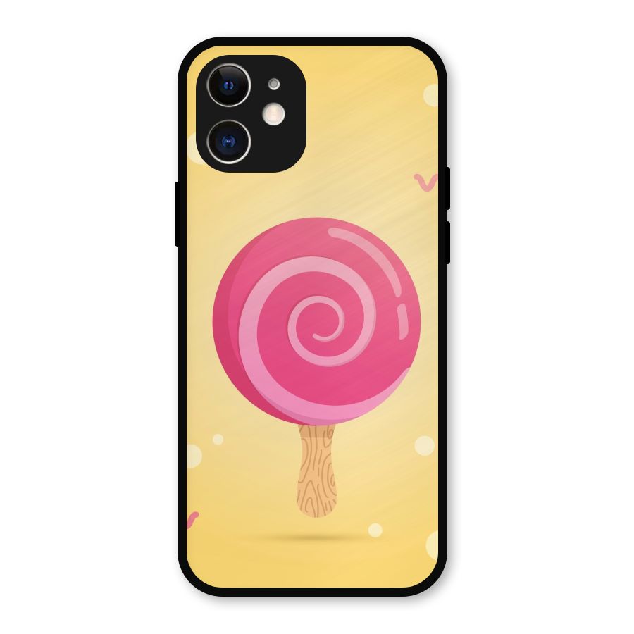 Swirl Ice Cream Metal Back Case for iPhone 12