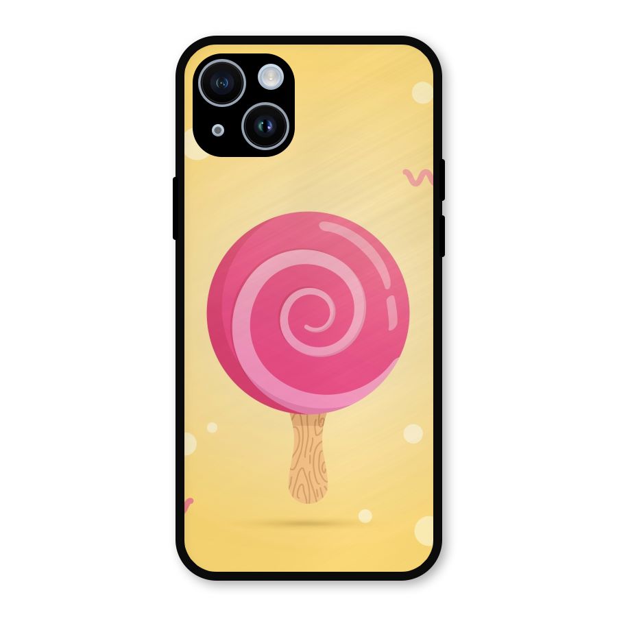 Swirl Ice Cream Metal Back Case for iPhone 14