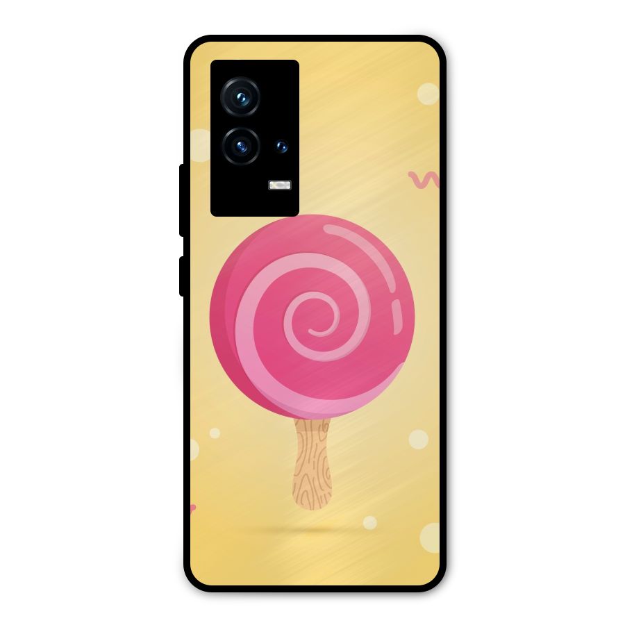 Swirl Ice Cream Metal Back Case for iQOO 9 5G