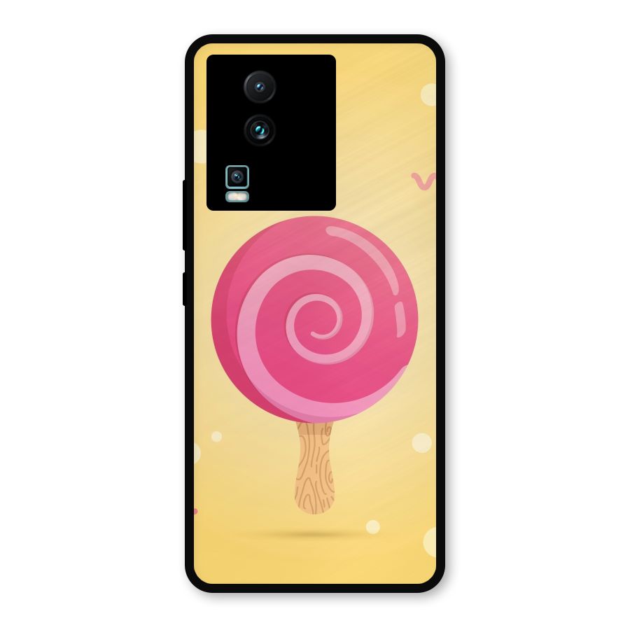 Swirl Ice Cream Metal Back Case for iQOO Neo 7