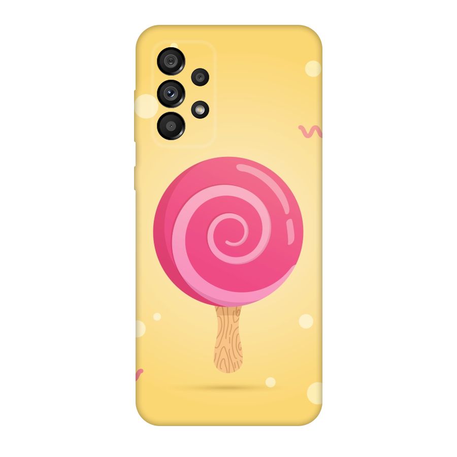 Swirl Ice Cream Original Polycarbonate Back Case for Galaxy A73 5G