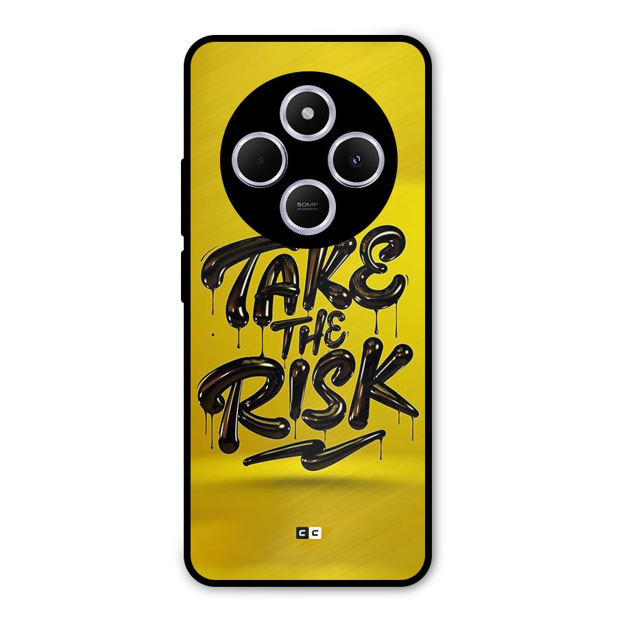 Take The Risk Metal Back Case for Poco C75 5G