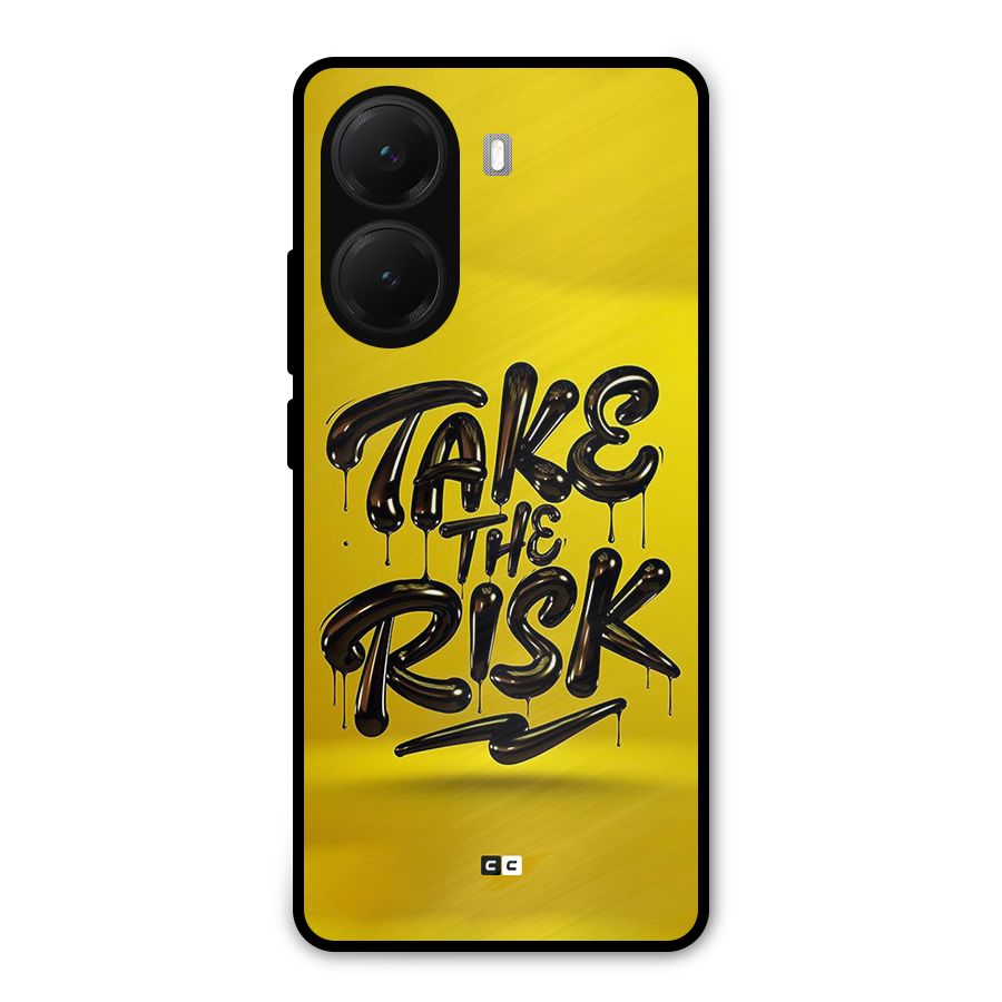 Take The Risk Metal Back Case for Poco X7 Pro